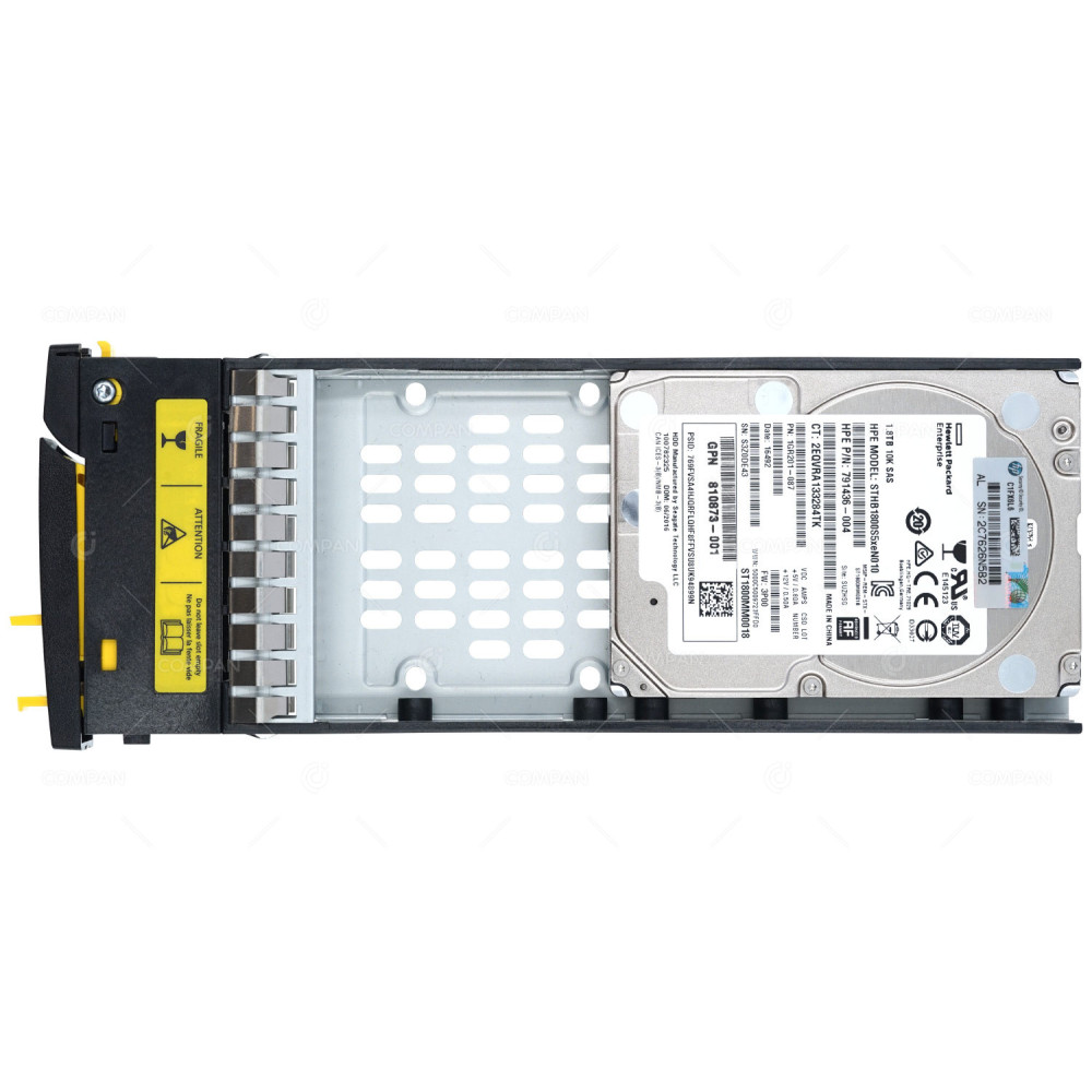 840460-001  HP 1.8TB 2.5 SFF 10K 12G SAS HARD DRIVE FOR 3PAR 8000